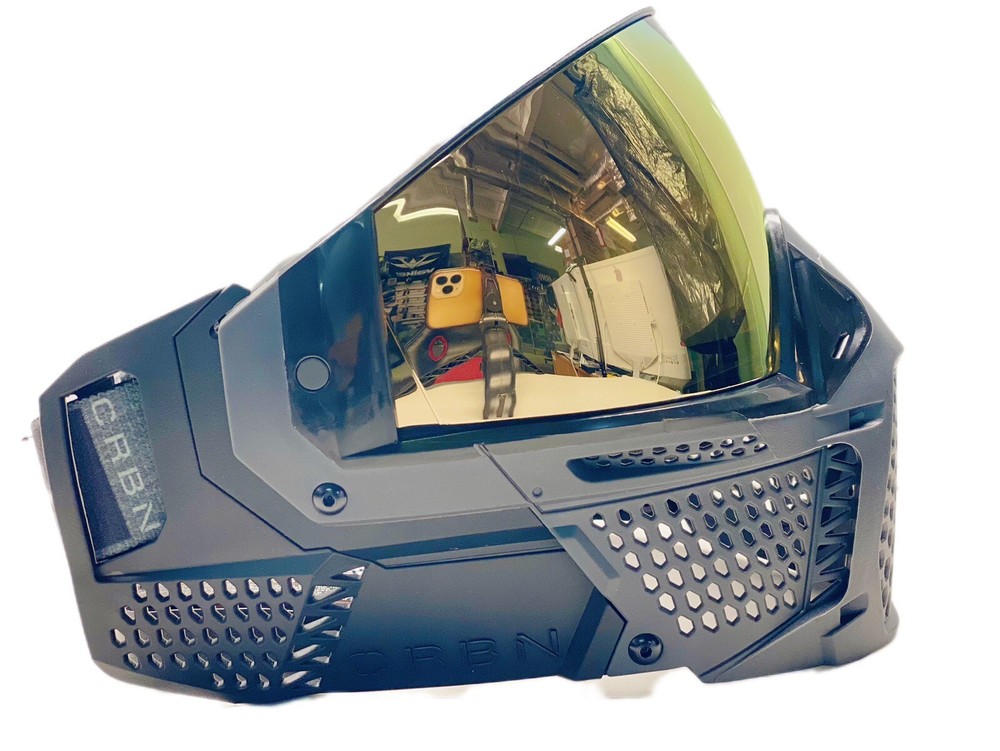 NEW Carbon CRBN Zero SLD Paintball Mask (Less Coverage) - Coal.