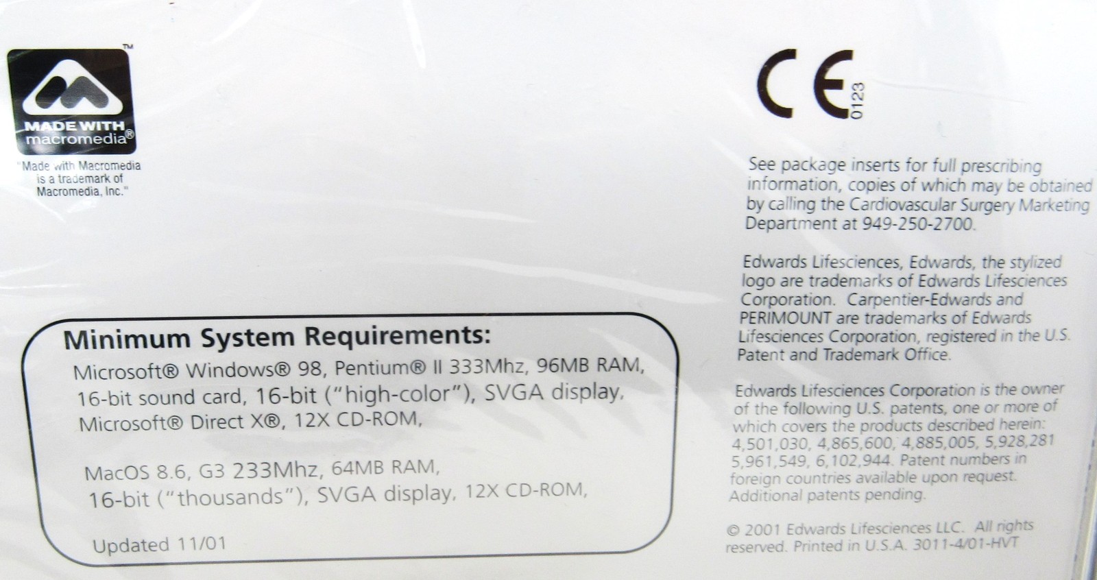 Basic Echo Techniques Mitral Prosthetic Valves Med Education CD-ROM Vintage New