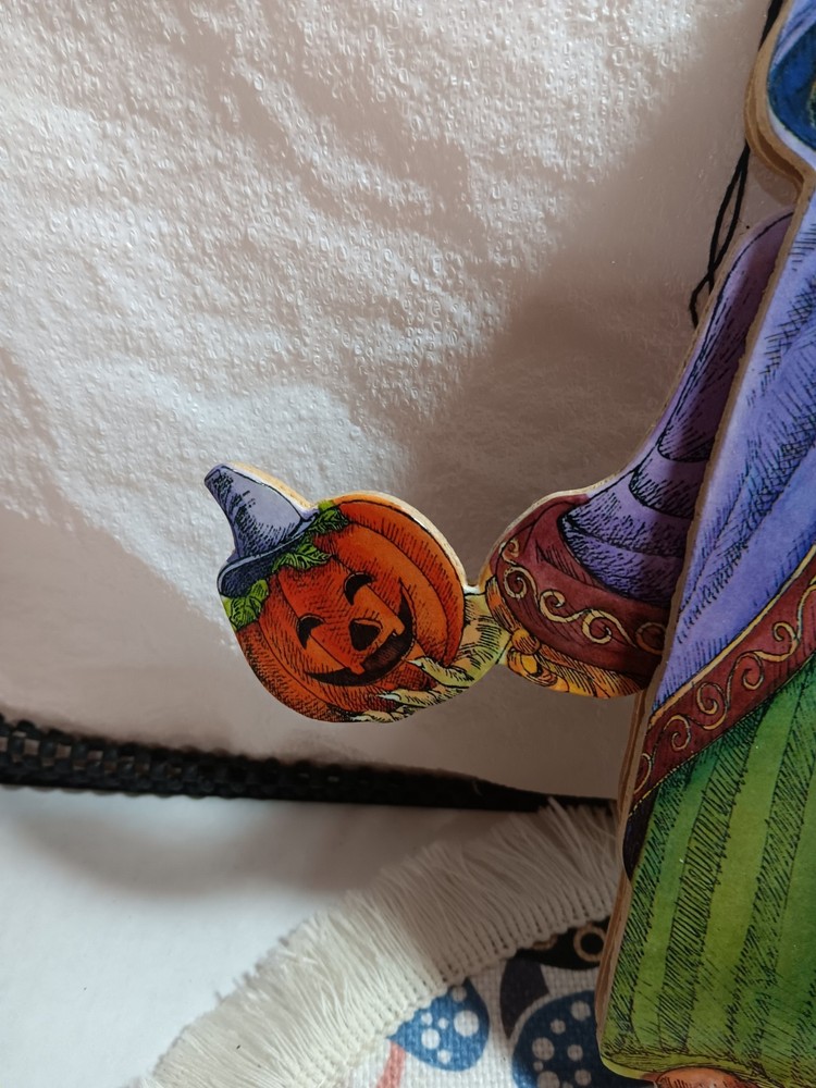 Vintage Fortune Teller Witch Pull Puppet!!