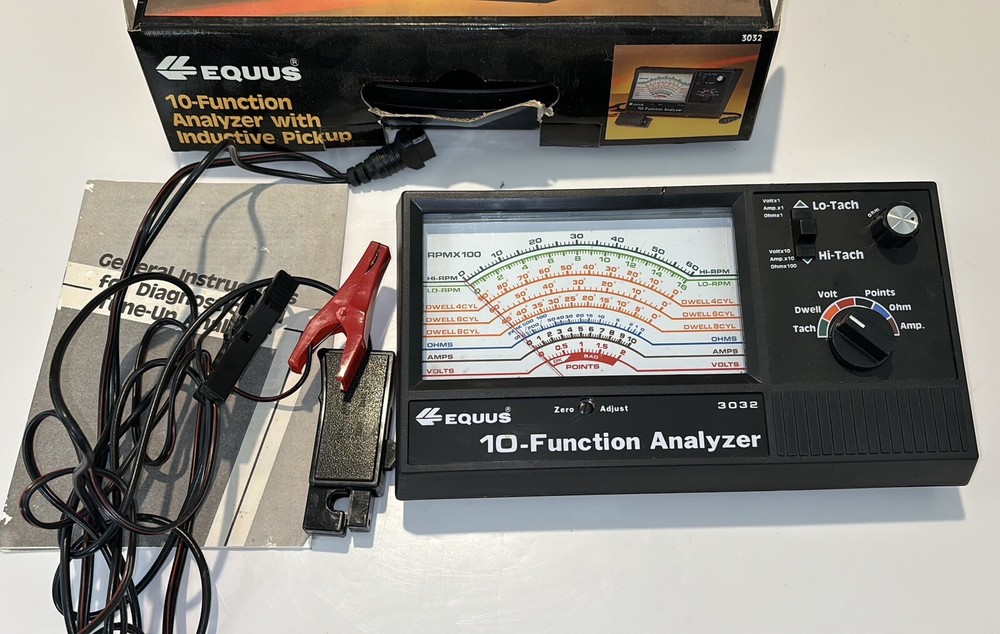 EQUUS 3032 10 Function Analyzer, 3050 Remote Start Switch, 3110 Timing Light
