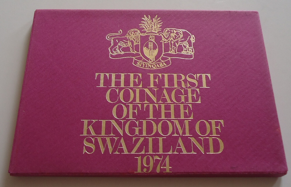 1974 Swaziland Proof Coin Year Set Royal Mint