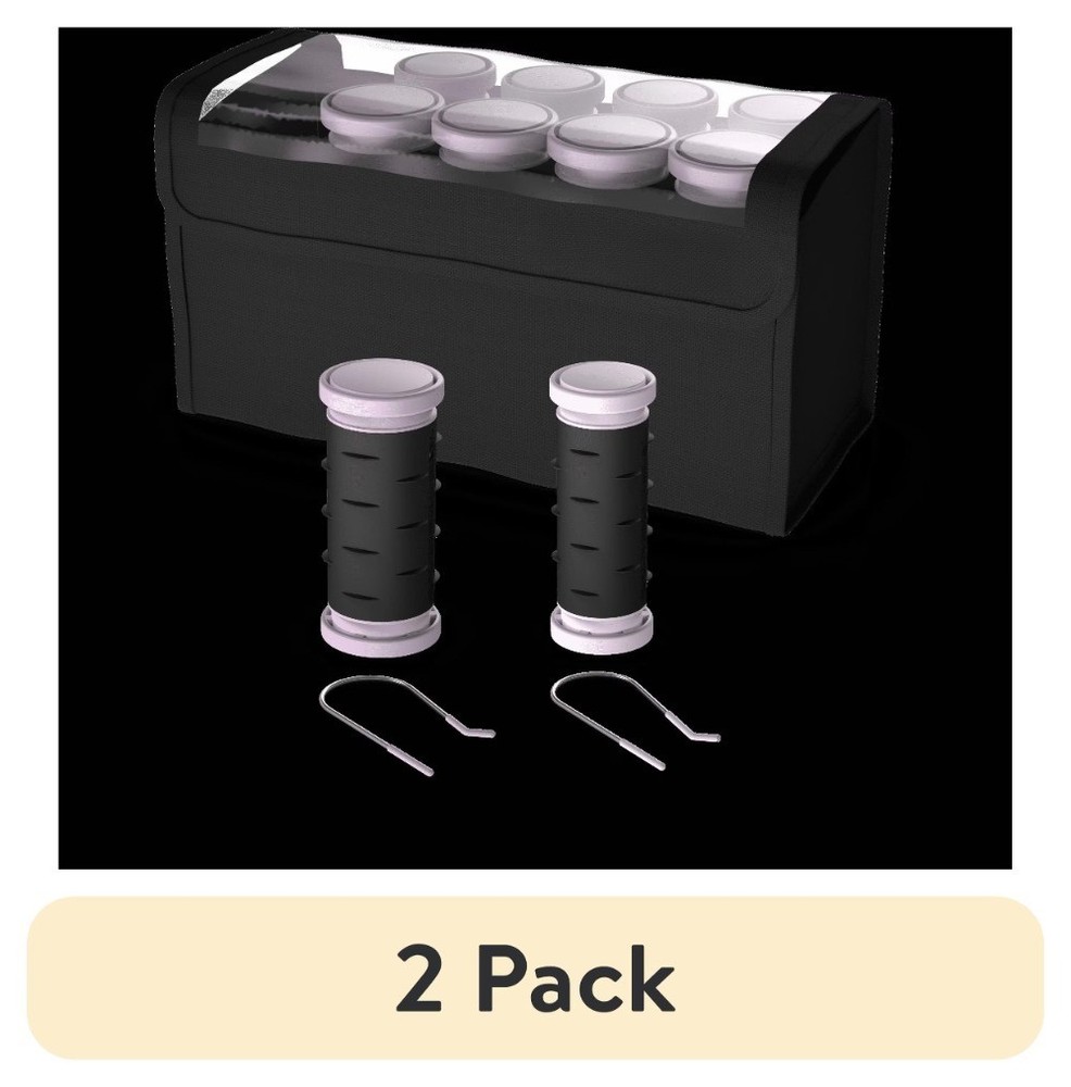 (2 pack) H1015E 10pc Ceramic Ionic Compact Setter