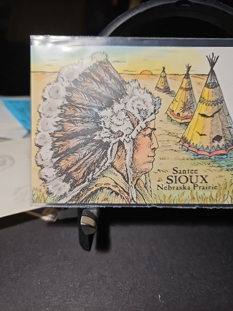 FDC SANTEE SIOUX HAND PAINT 70C 2001