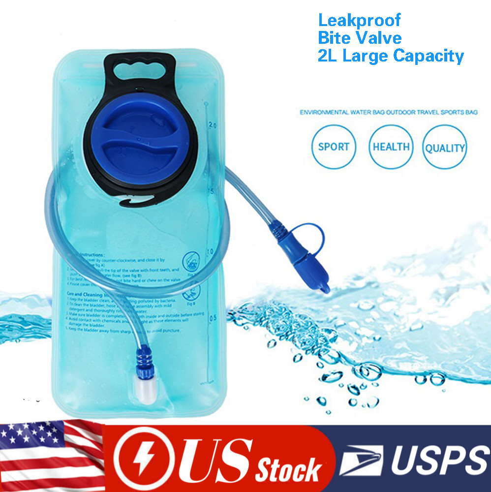 2L Bladder Water Bag Cycling Drinking Pouch Water Bladder Camping Hydration