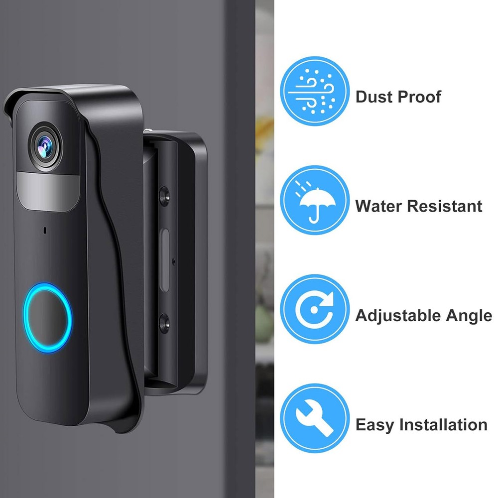 Plastic Adjustable Angle Wall Mount Holder Bracket for Blink Video Doorbell