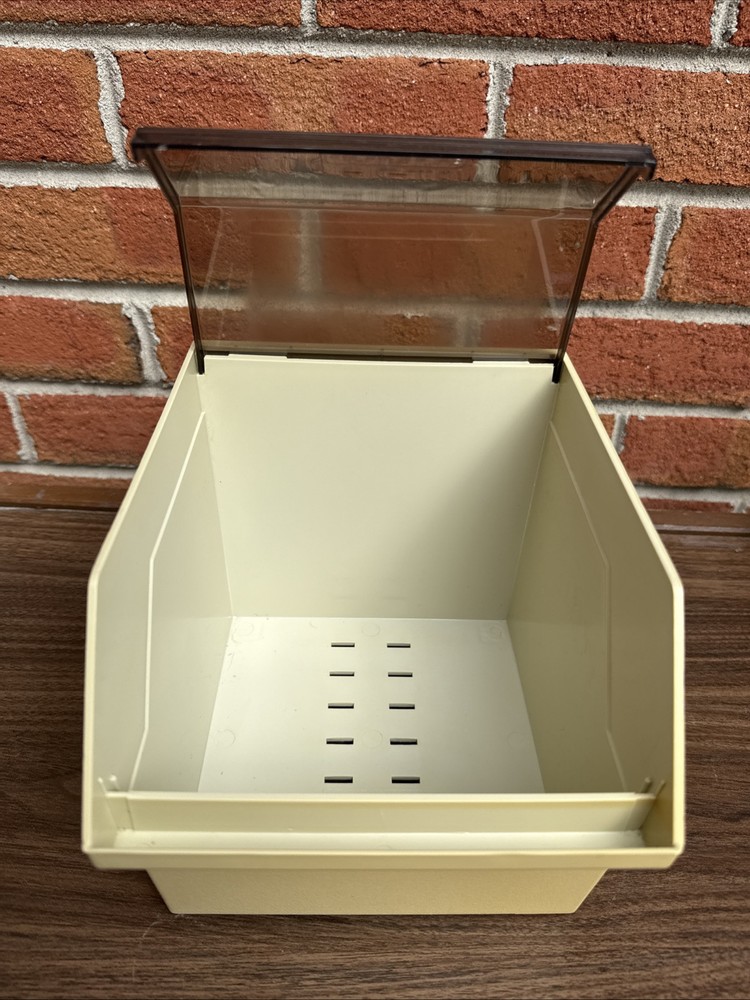 Vintage Memorex 5 1/4" Floppy Disk Storage Unit -