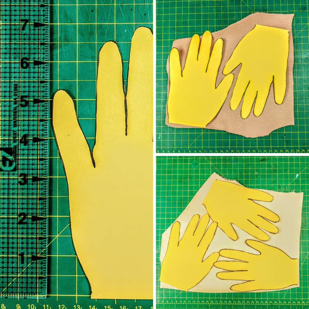 Cowhide Scrap Hair-on Cowhide Remnants Crafts 1 pound Brown/Black/Off-White