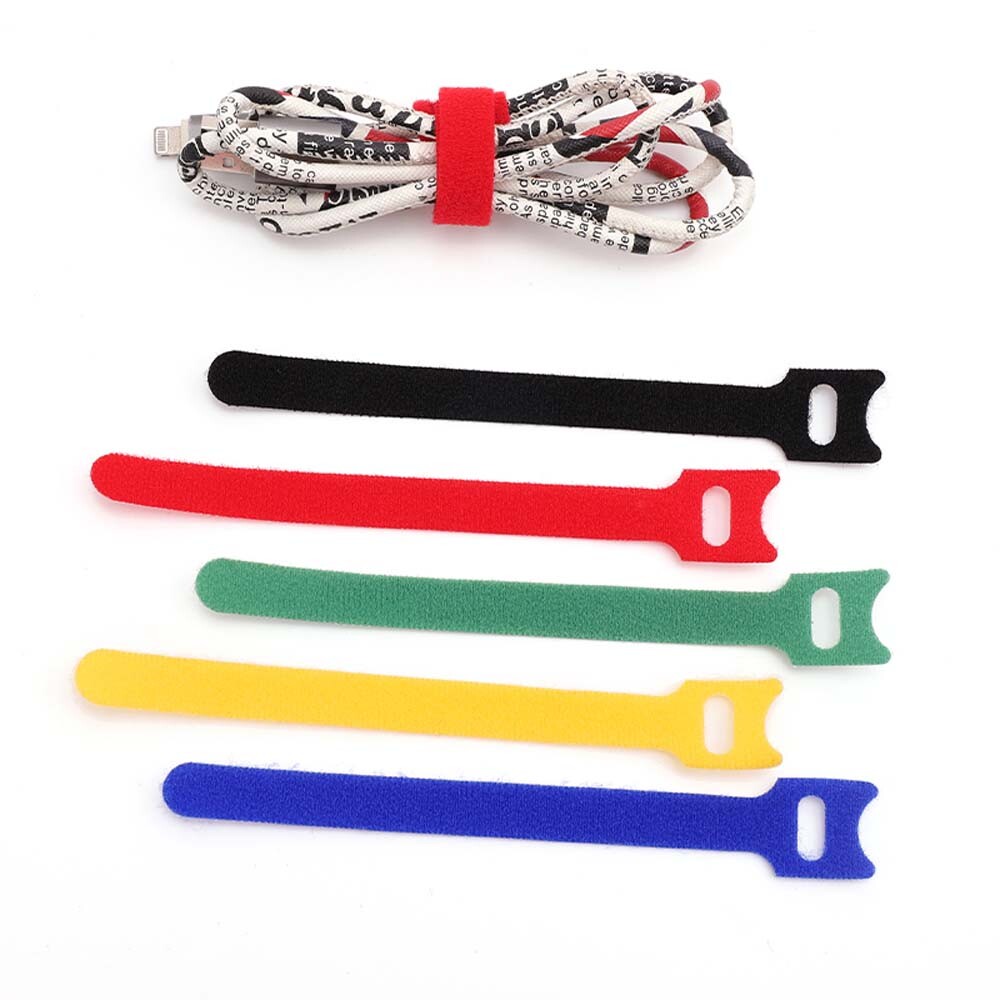 Double sided Strapping Reusable cable ties 12mm wide,Self-adhesive Cable Tidy