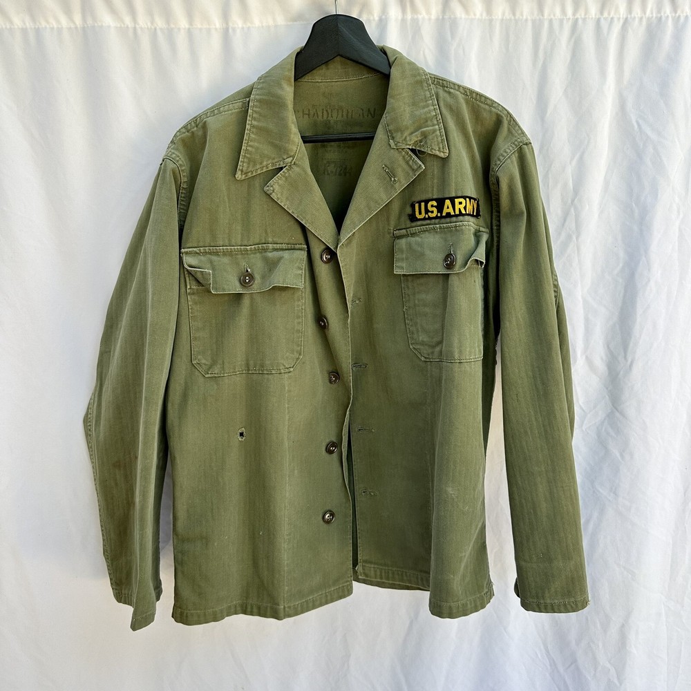 WWII US Army 3rd Pattern HBT Jacket Korean War Named