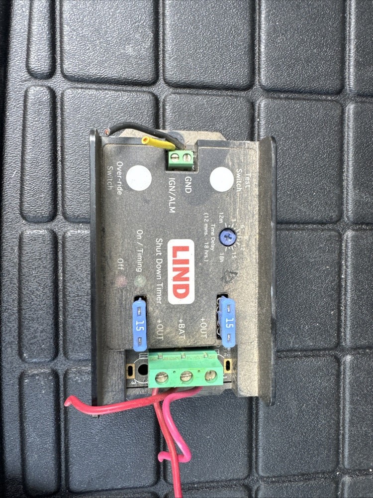 LIND ELECTRONICS SDT1230-016 Shut Down Timer Term-block Fused