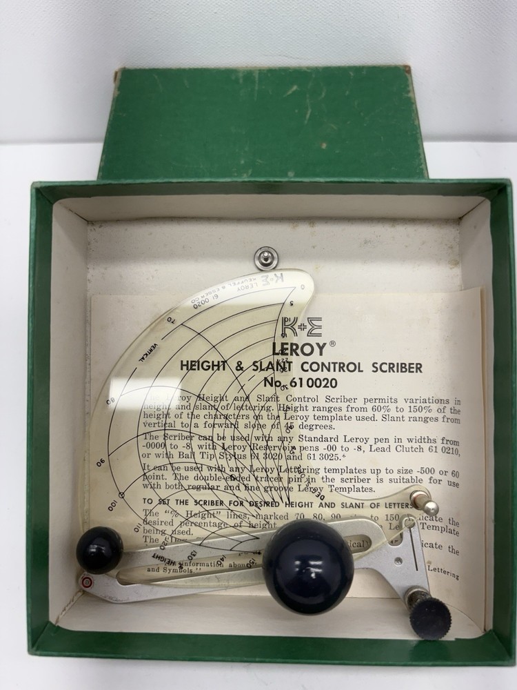 K E LEROY  Height & Slant Control Scriber 61-0020