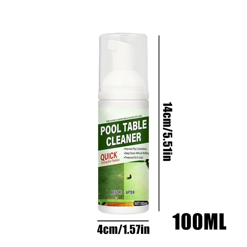 Quick Clean Pool Table Felt Cleaner - Cleaner Spray 100ml & Towel