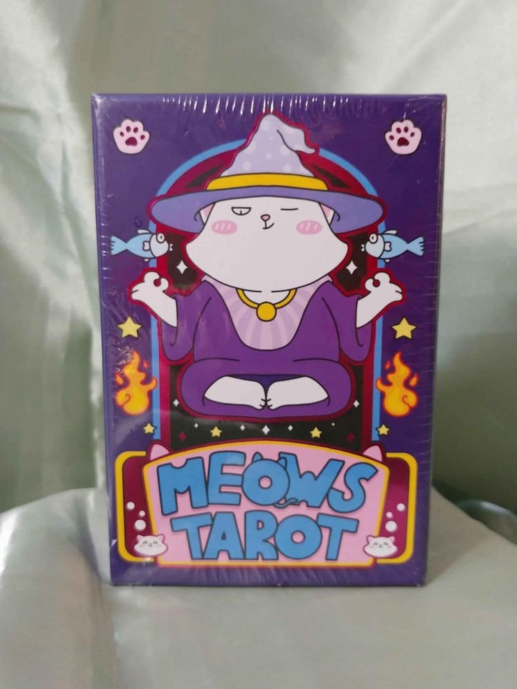 MEOWS TAROT CARD DECK CUTE CAT WIZARD DESIGN SEALED