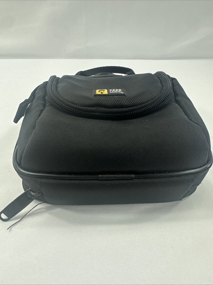 Case Logic CD Case 24 Capacity Black Nylon Carrying Case w/Handle EUC