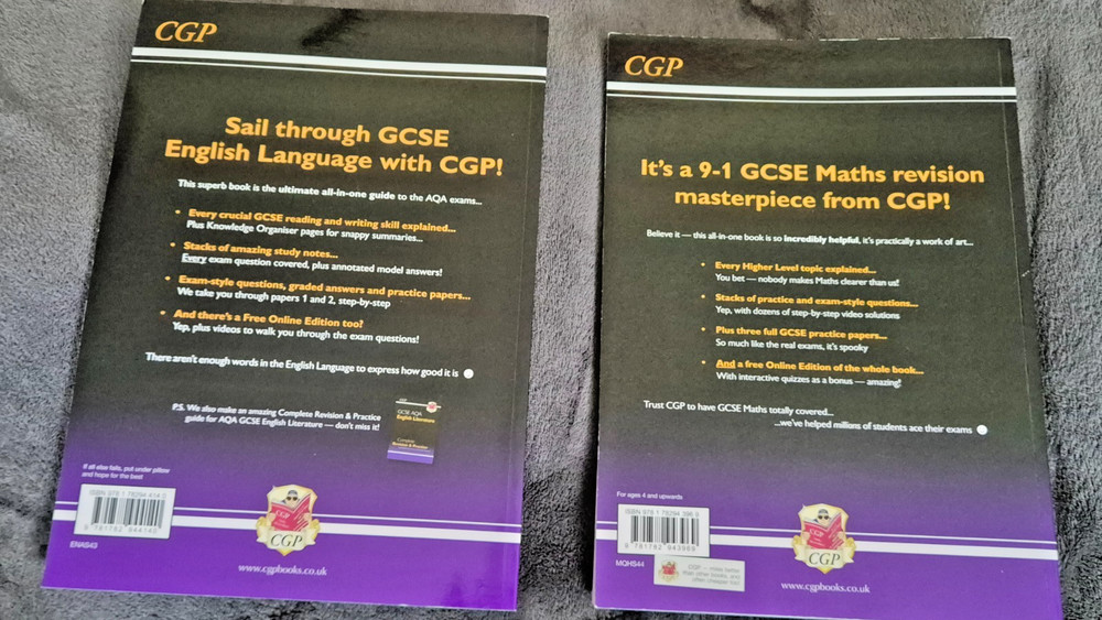 GCSE English Language & Maths AQA Complete Revision & Practice CGP Mathematics