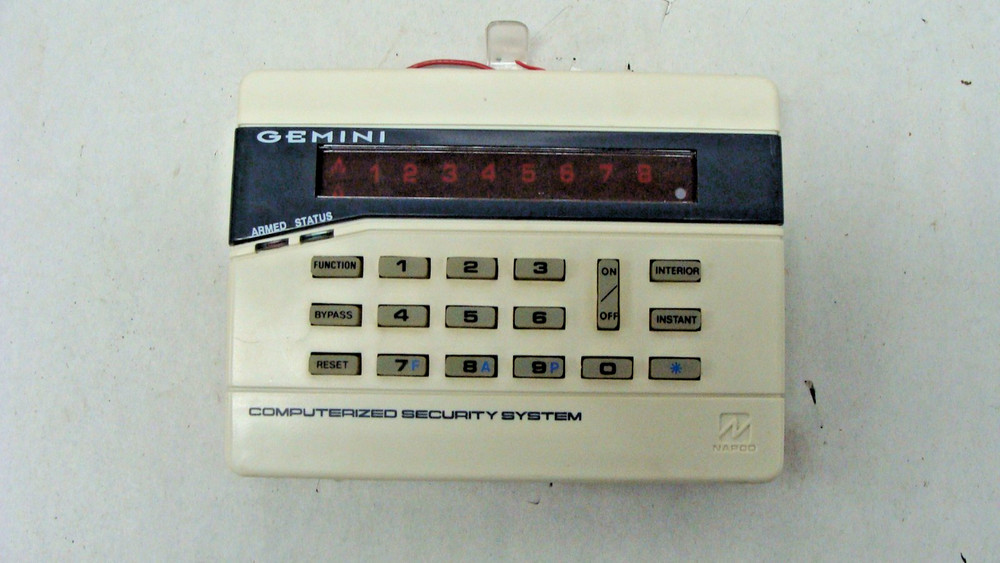 NAPCO GEMINI GEM-RP8 KEYPAD TOUCHPAD