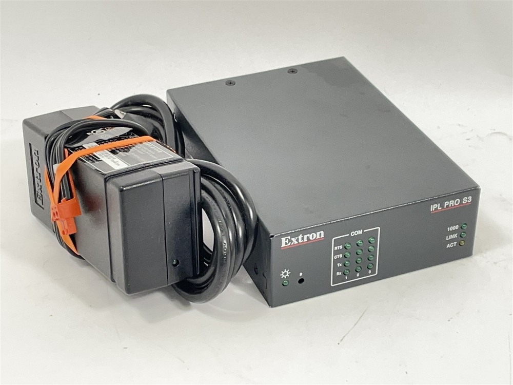 Extron IPL PRO S3 IP Link Pro Control Processor w/ AC Adapter