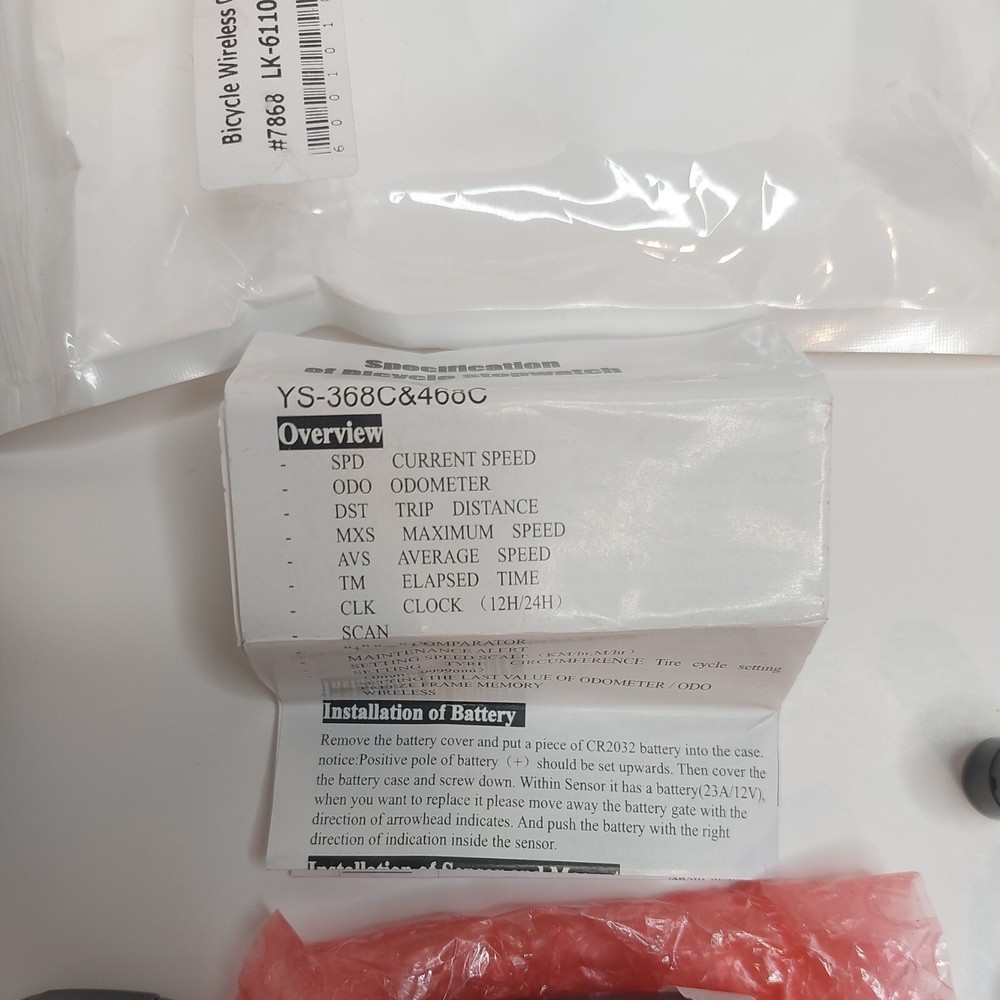 Bike Speedometer LCD Wireless Bicycle Computer Odometer Waterproof