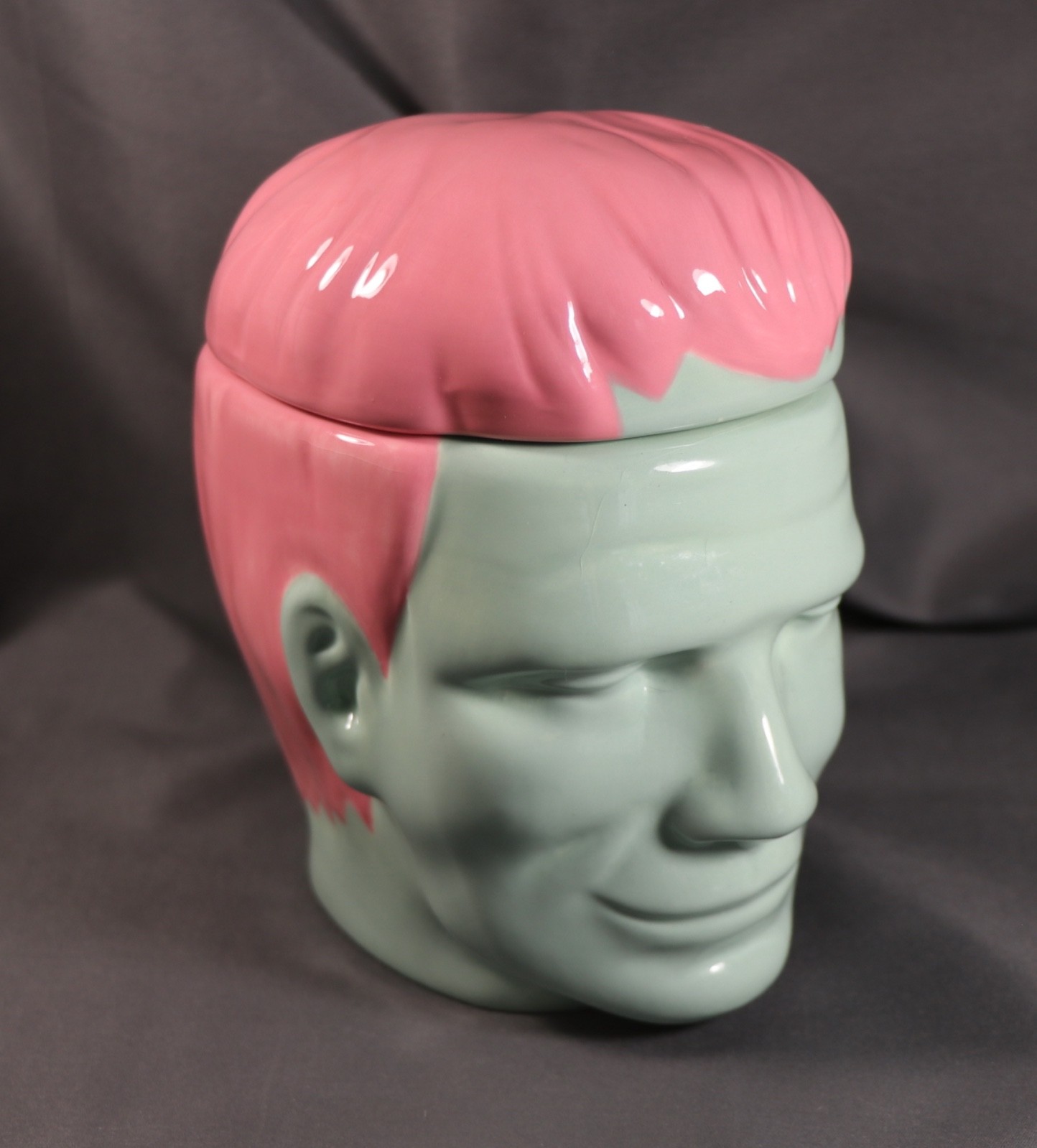 2024 Target Bullseye Halloween Pastel Frankenstein Ceramic Canister / Jar