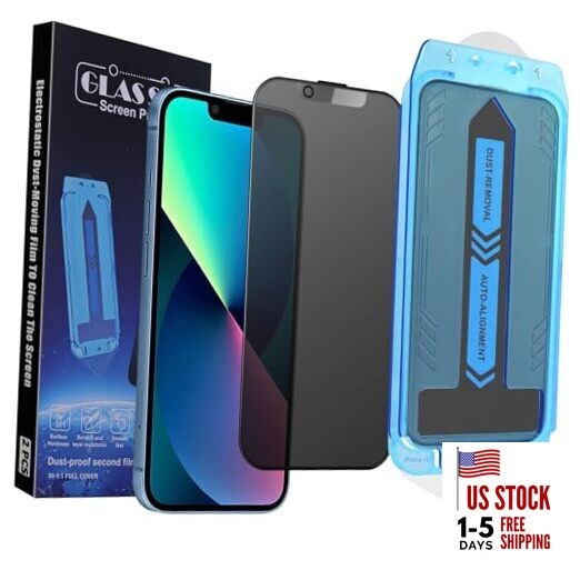 2-Pack Screen for iPhone 16e/iPhone 14/iPhone 13 Pro/iPhone 13 Matte Privacy