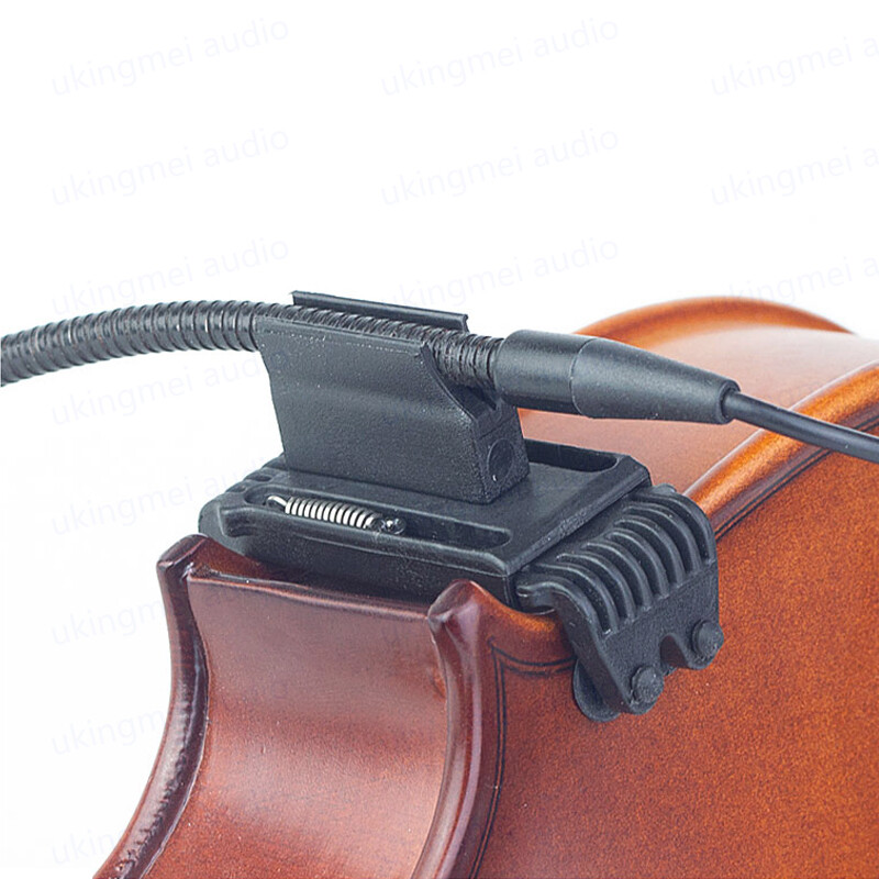 Instrument Microphone Clips Stand Mount Mic Holder For Violin