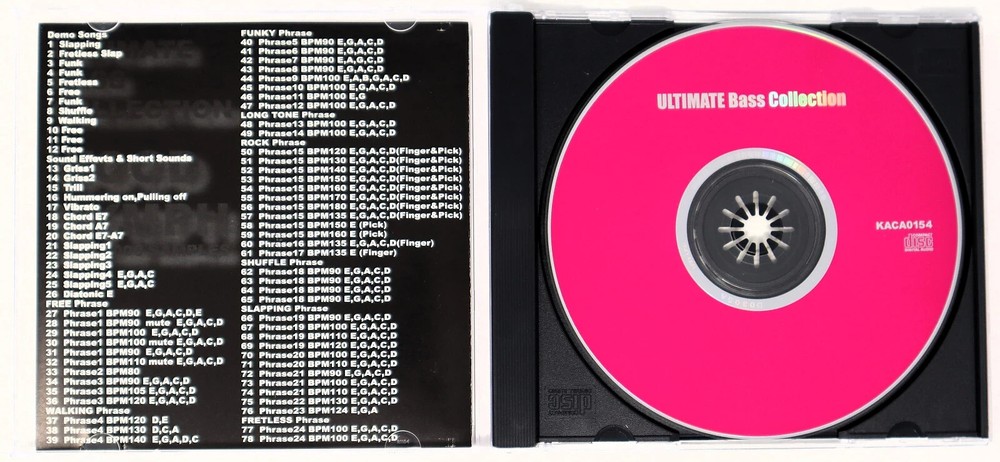 Kaeru Cafe Ultimate Bass Collection Sample/Sound Library/Sampling CD
