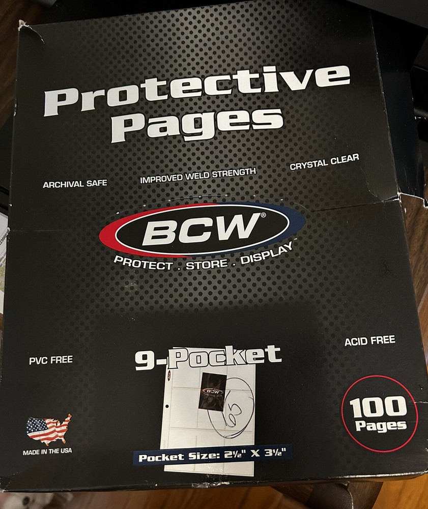 BCW Protective Pages (65) 9-pocket