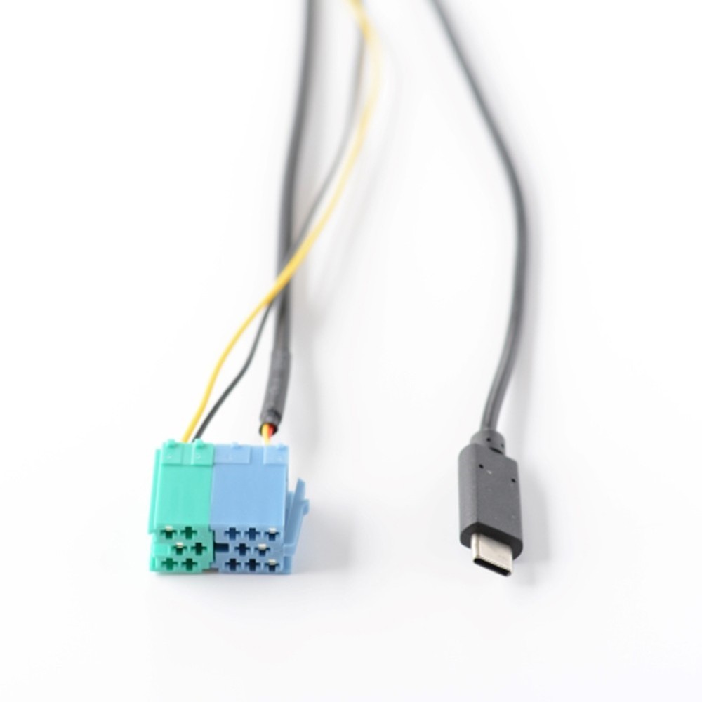 For BECKER Audio CD Player TYPEC Audio Input Cable AUX Audio+Charging Cable