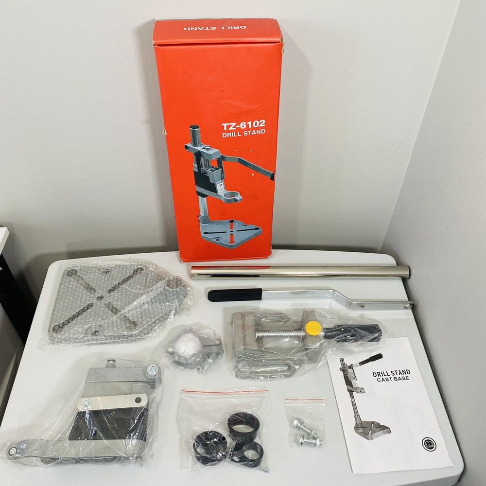 TZ-6102 Drill Stand/Drill Press New/Open Box/Complete