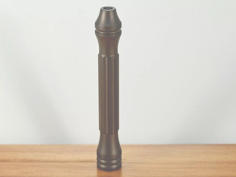Dscosmetic Roman column Titanium Replacement safety razor handle Matte Finish