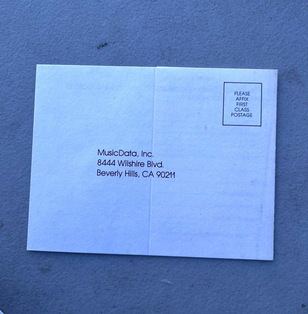 1985 Yamaha DX7 Synthesizer Disk Program Commodore Format David Boruff Techno