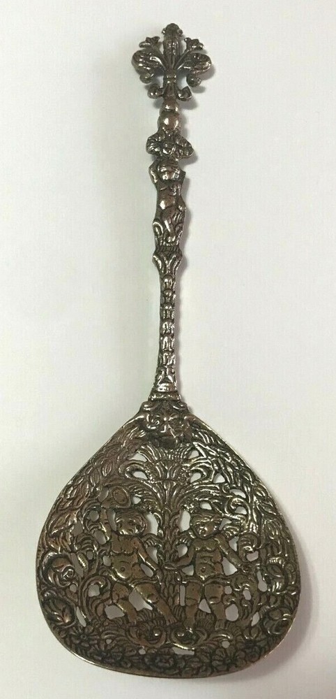 Vintage Silverplate Ugo Bellini Spoon ~ Cherubs ~ Italy