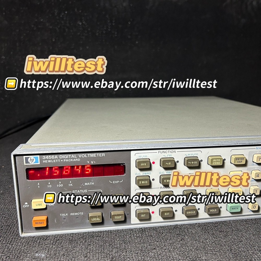 1 PCS HP 3456A Digital Voltmeter Hewlett-Packard *IW