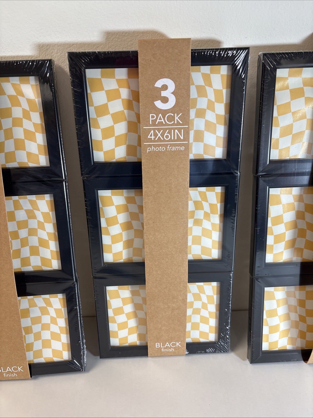 Harbortown 4x6in Mini Frames Black 3pk - Lot Of 3 (9 Total)