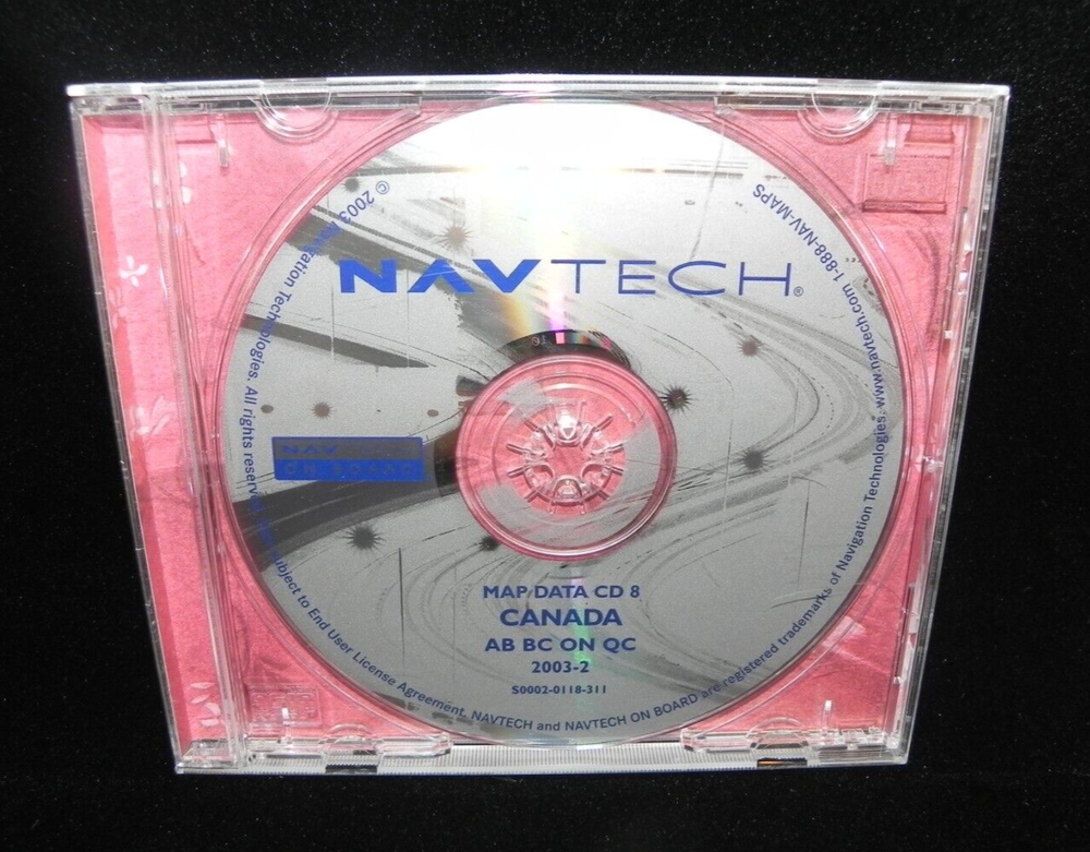 Factory Range Rover BMW NAVTECH 2003 Navigation Disc - S0002-0118-311 - Canada