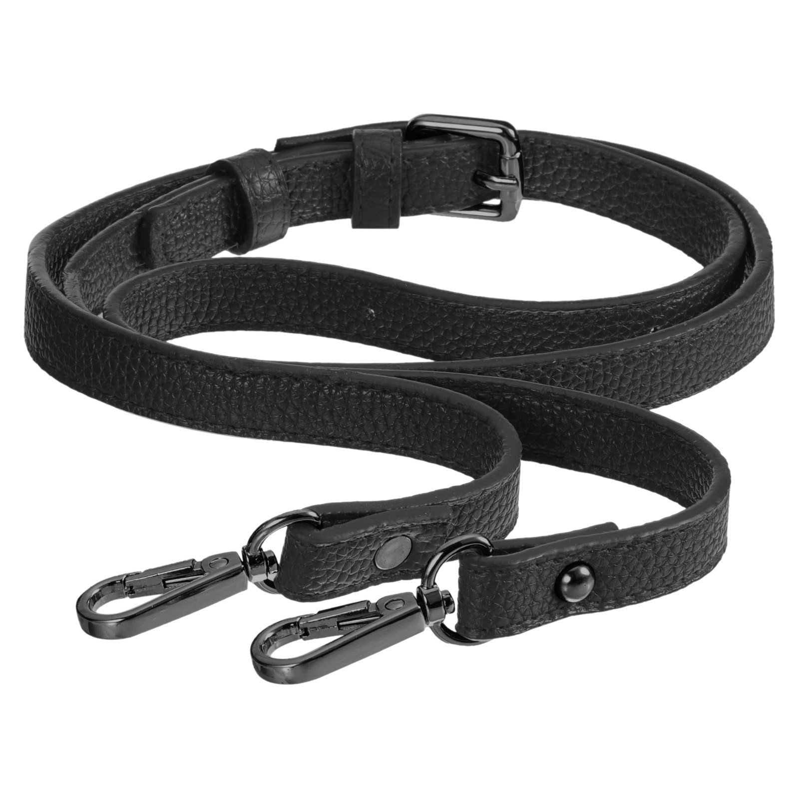 Leather Purse/Bag Handles Straps for Crossbody Handbags Bag 41-51" Black