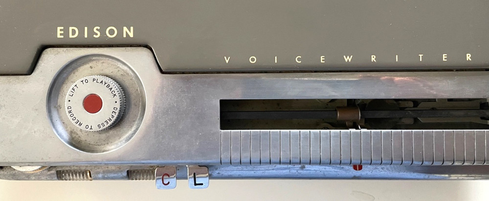 Antique Thomas A. Edison Voicewriter UNTESTED!