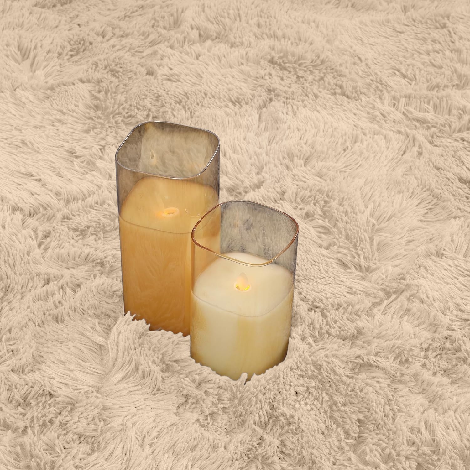 Indoor Shaggy Area Rugs for Living Room Bedroom Soft Fluffy Floor Mats Carpets