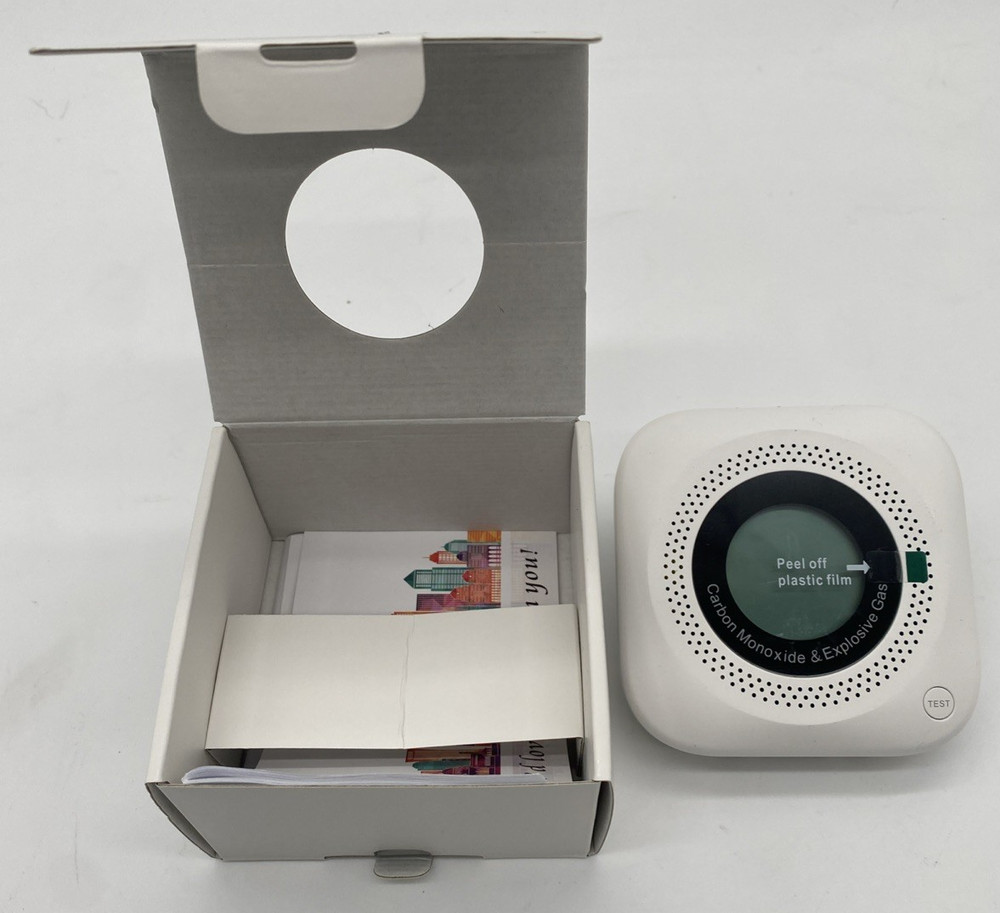 Carbon Monoxide Detector Explosive Gas Detector Plug in Wall