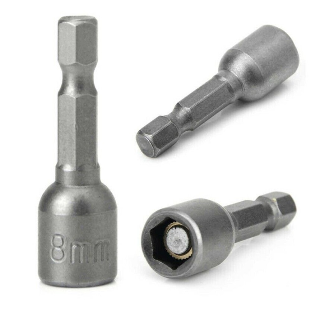 5Pcs Chrome Vanadium Steel Screwdriver Drill Bit Nut Setter Roofing Cladding