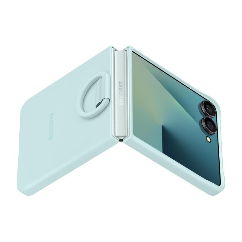 Samsung Galaxy Z Flip7 Ring Case (Silicone) Mint