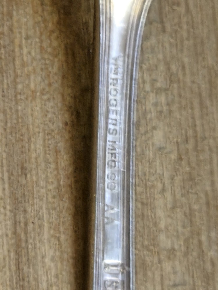 2 Wm Rogers Silverplate Teaspoons