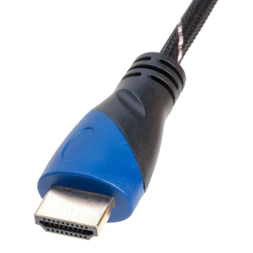 4K HDMI Premium Braided Cable 60Hz 1080P HDTV 3D PC PS5 1.5FT-50FT Multi-Pk LOT