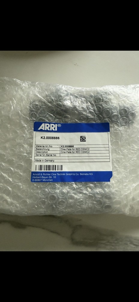 ARRI Top Plate For Red DSMC2 Base