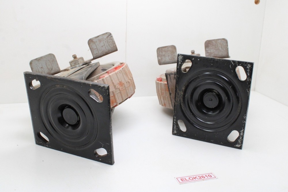 (2) Mac Tools 6" x 2" Tool Box Caster Wheel With Lever Lock