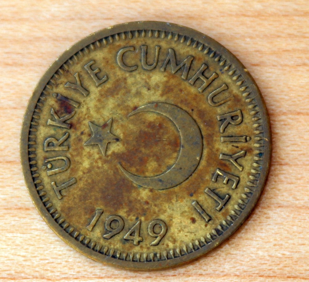 1949 Turkey 25 Kurus