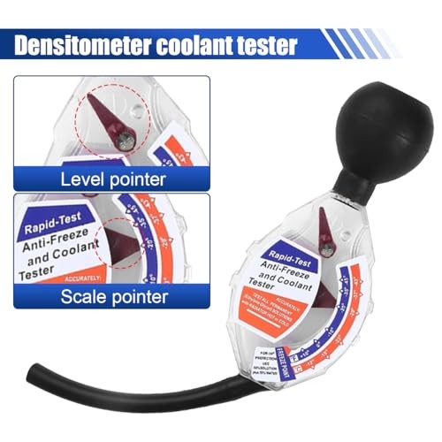 Antifreeze Coolant Tester, High Accuracy Dial Type Coolant Hydrometer 1PC
