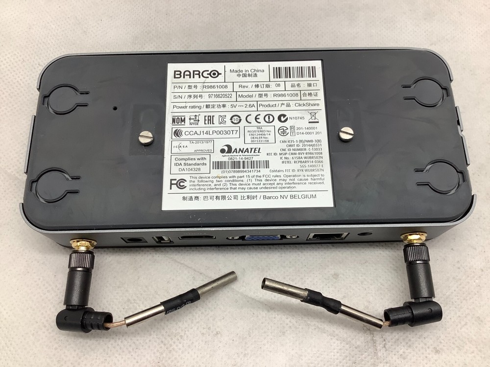 Barco R9861008 Clickshare Wireless Presentation System UNIT ONLY