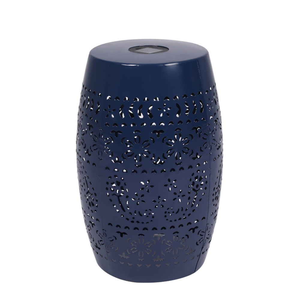 SOLAR SIDE TABLE,DARK BLUE COLOR