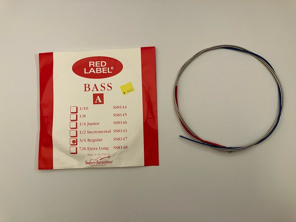 Red Label Upright Bass String Set 3/4